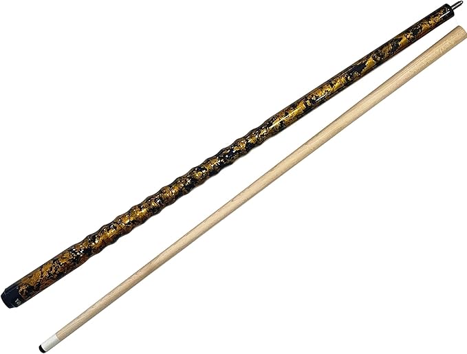 58" Pool Cue Stick,13mm 2-Piece Maple Hardwood Ergonomic Design Billiard Cues Kit,19/20/21oz-StrideForce Fitness