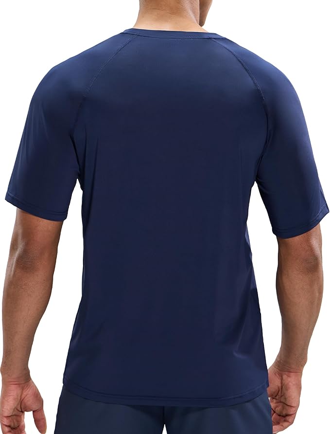 MIER Men's Dry Fit Workout T-Shirts Athletic Running Tee Short Sleeve Crew Neck Gym Tops, Polyester, Moisture Wicking-StrideForce Fitness