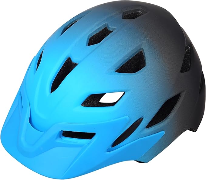 Kids Bike Helmet,Bavilk Kids Boys Girls Bike Helmets with LED Light Detachable Visor Children Youth Teen Multi-Sport for Skating Cycling Scooter Skateboard Adjustable & Lightweight 19.7"-22.4"-StrideForce Fitness