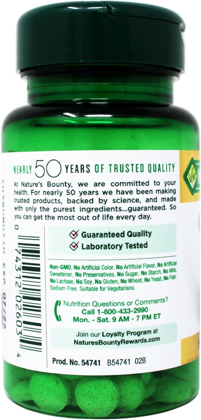 Nature's Bounty Mega Chromium Picolinate 800 mcg tablets 50 ea (Pack of 5)-StrideForce Fitness