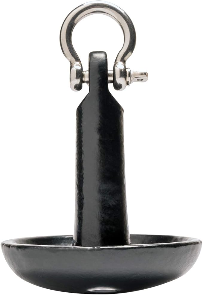 Newport Premium 5lb Mushroom Anchor Kit w/Bag, Rope, Buoy, & Stainless Hardware-StrideForce Fitness