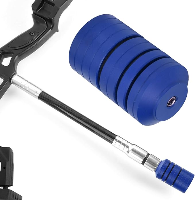 VBESTLIFE Archery Bow Stabilizer Weight Kit, Detachable Aluminum Alloy Counterweight Kit for Recurve Bow and Compound Bow-StrideForce Fitness