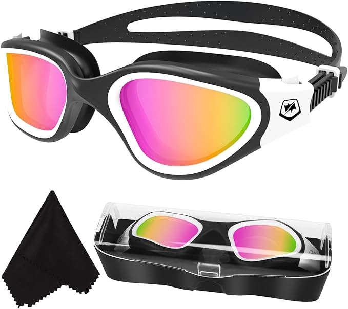 WIN.MAX Polarized Swimming Goggles Swim Pool Goggles Anti Fog Anti UV No Leakage Clear Vision for Men Women Adults Teenagers-StrideForce Fitness