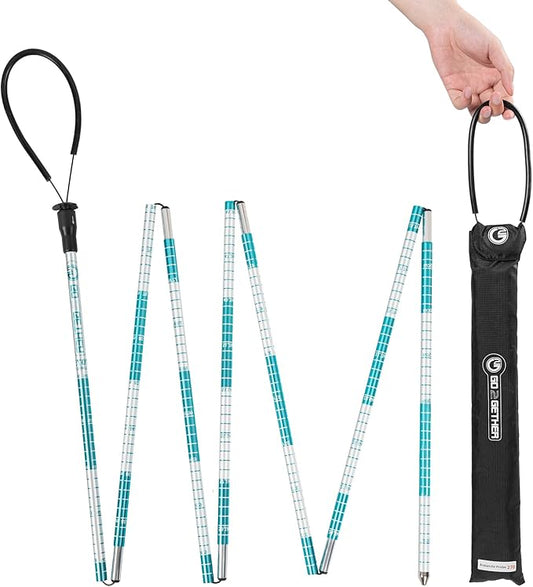G2 GO2GEHTER 7075 Aluminum Alloy 270cm Backcountry Avalanche Rescue Probe with Storage Bag, Folding Design, Easy to Storage and Carry (3 Color Available)-StrideForce Fitness