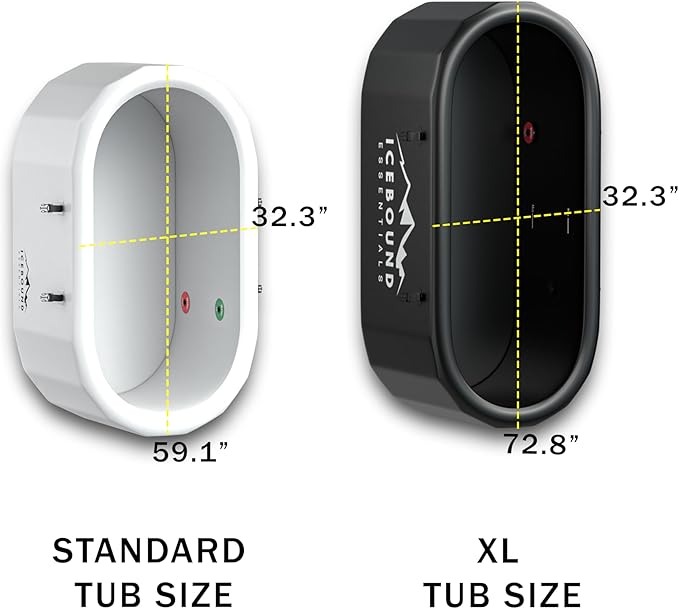 Inflatable Cold Plunge Tub - XL, Black - 150 Gallon Ice Bath - Chiller Compatible – Inflatable-StrideForce Fitness