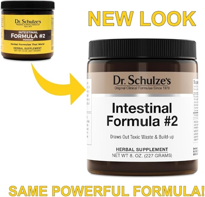 Dr. Schulze's | Intestinal Formula #2 | Herbal Colon Cleanse Formula | 8 Oz. Jar-StrideForce Fitness