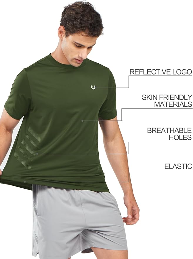 NORTHYARD Breathable 2.0™ Men's Athletic Workout T-Shirt-StrideForce Fitness
