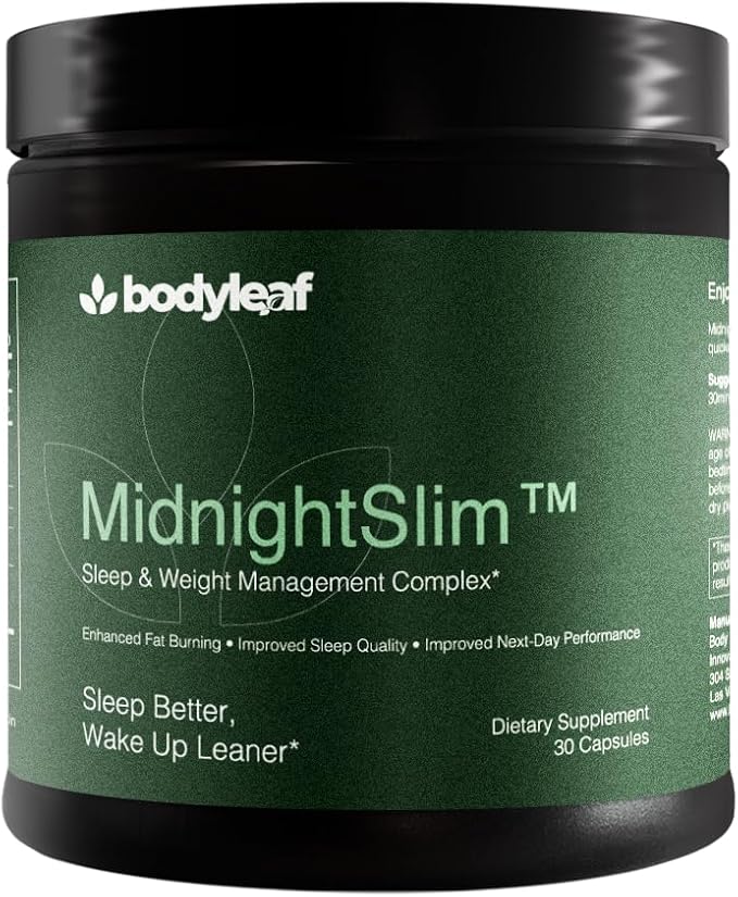 MidnightSlim™ | Advanced Nighttime Weight Management | Maximum Strength Metabolism Support, Digestive Health, Peaceful Sleep | Premium Probiotic Complex | 30 Capsules-StrideForce Fitness
