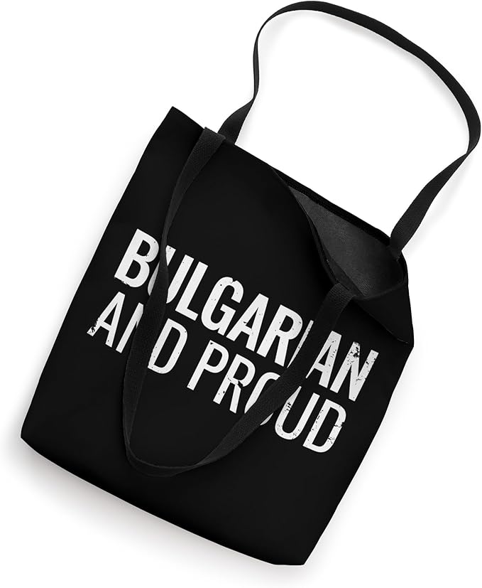 Bulgarian And Proud Vintage Bulgaria Tote Bag-StrideForce Fitness