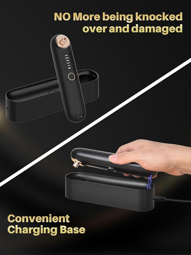 Voraiya Tonsil Stone Removal Vacuum Kit with 5 Mode Suction, 10 in 1 Electronic, Oral Irrigator, Tongue Scraper, Oral lamp & 5X Magnifying Mirror Included for Fresh Breath