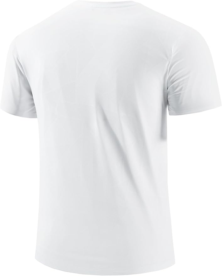 Mens Seamless Workout T-Shirts Lightweight Moisture Wicking Running Hiking Camping Tennis Pickleball Shirts for Men-StrideForce Fitness