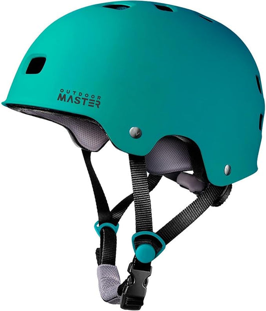 OutdoorMaster Skateboard Cycling Helmet - Two Removable Liners Ventilation Multi-Sport Scooter Roller Skate Inline Skating Rollerblading for Kids, Youth & Adults-StrideForce Fitness