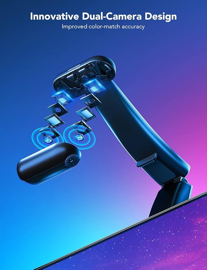 Govee Envisual TV Backlight T2 with Dual Cameras, 16.4ft RGBIC Wi-Fi LED Backlights for 75-85 inch TVs, Double Light Beads, for Home Decorations, Smart App Control, Music Sync-StrideForce Fitness