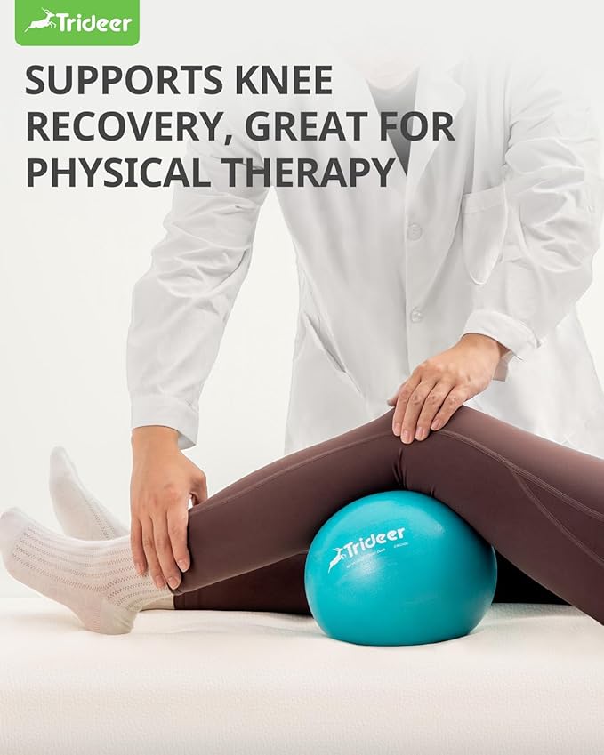 Trideer Pilates Ball - 9 Inch Core Ball for Physical Therapy, Yoga, Stability & Workout - Office & Home Gym-StrideForce Fitness