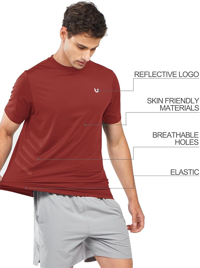 NORTHYARD Breathable 2.0™ Men's Athletic Workout T-Shirt-StrideForce Fitness