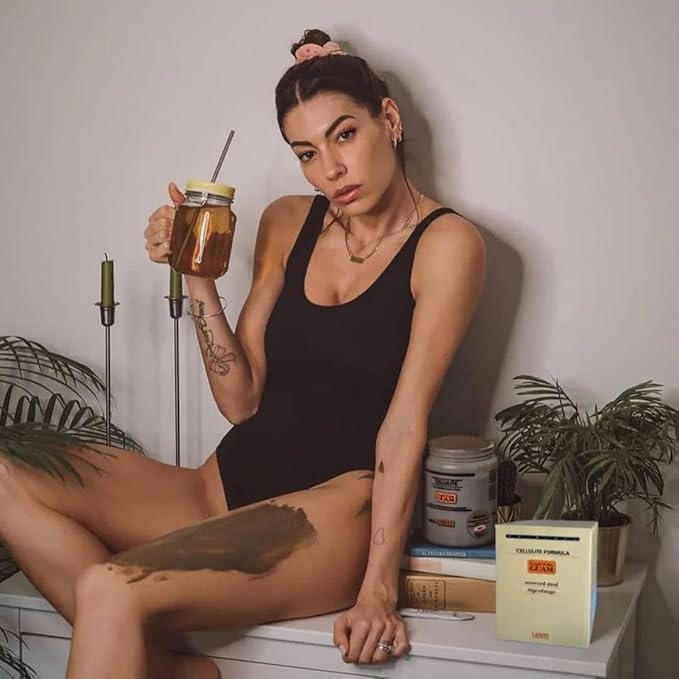 Guam Anti-cellulite Body Wrap, Seaweed Body Wraps for Cellulite on Legs and Thighs, ORIGINAL FORMULA, Professional Cellulite Removal Treatment, 500 gr Beauty-StrideForce Fitness