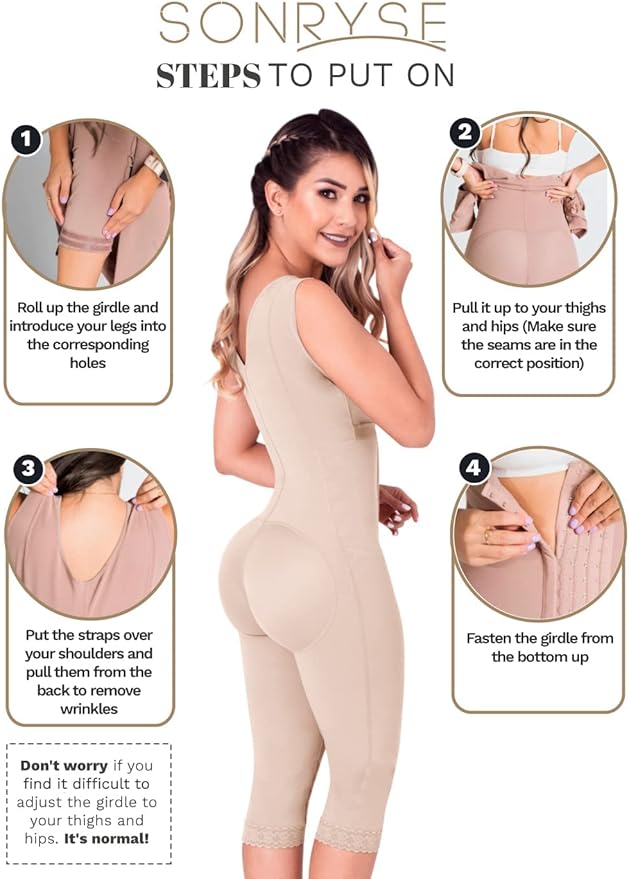 Sonryse Tummy Tuck Compression Garment for Women Fajas Colombianas Reductoras y Moldeadoras Stage 2 Faja-StrideForce Fitness