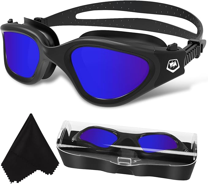 WIN.MAX Polarized Swimming Goggles Swim Pool Goggles Anti Fog Anti UV No Leakage Clear Vision for Men Women Adults Teenagers-StrideForce Fitness
