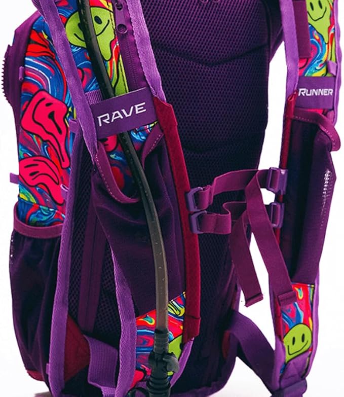RaveRunner® Anti-Theft Hydration Backpack | Rave Hydration Pack, Festival Water Bag, Hydropack Rave, Hydration Pack EDC-StrideForce Fitness