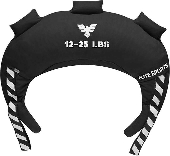 Elite Sports Bulgarian Canvas Bag, Fitness Canvas MMA Gym Cross Workout Training Sandbag 17, 25, 33, 45 lbs (UNFILLED)-StrideForce Fitness