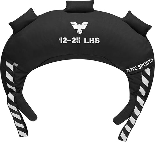 Elite Sports Bulgarian Canvas Bag, Fitness Canvas MMA Gym Cross Workout Training Sandbag 17, 25, 33, 45 lbs (UNFILLED)-StrideForce Fitness