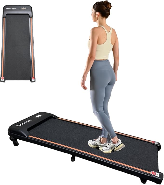 Foldable Treadmill with Incline Treadmill with Home Removable Desk Workstation 3.0 HP 3 in 1 Folding Small Compact Walking Treadmills 300 Lbs Capacity for Home Office-StrideForce Fitness