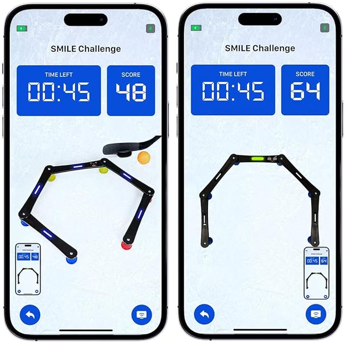 Potent Digital Stickhandling Trainer 2.0 – App-Enabled Hockey Training Aid | Real-Time Feedback, Scoreboard & Timer | Portable On/Off Ice Puck Handling & Reaction Drills-StrideForce Fitness