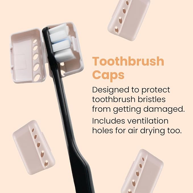 Lindo Polishing Toothbrush - for Sensitive Gums and Teeth, 12000+ Ultra Fine Bristles, Soft and Gentle, Deep Clean, Pack of 4 (Blue, Gray, Beige, Black) (Black, Gray, Beige, Peach, 8 Pack)