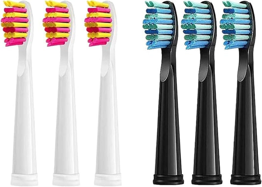Replaceable Brush Heads Bristle Refill ，Compatibility for Seago/Fairywill Electric Toothbrush FW/SG 507/508/515/551/917/959(Type 5)