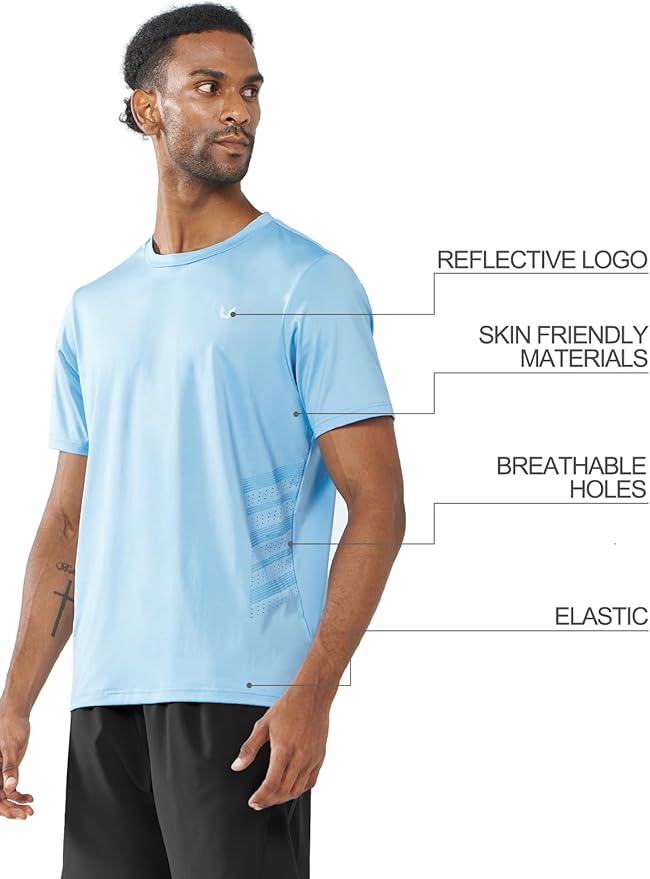 NORTHYARD Breathable 2.0™ Men's Athletic Workout T-Shirt-StrideForce Fitness
