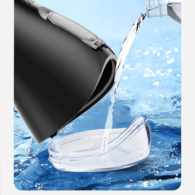 Water Flosser, Cordless Water Dental Flosser，320ML Portable Oral Irrigator with 3 Modes & 6 Tips, IPX7 Waterproof, 60–160 PSI Rechargeable Dental Floss Pick for Home & Travel Use