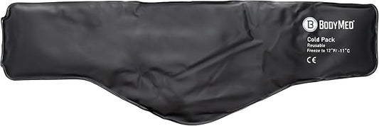 BodyMed Heavy Duty Reusable Urethane Ice Pack for Neck - Professional Grade Cold Therapy for Injuries, Aches, Swelling, Bruises, Sprains - 23 in. Long (Neck Contour)-StrideForce Fitness