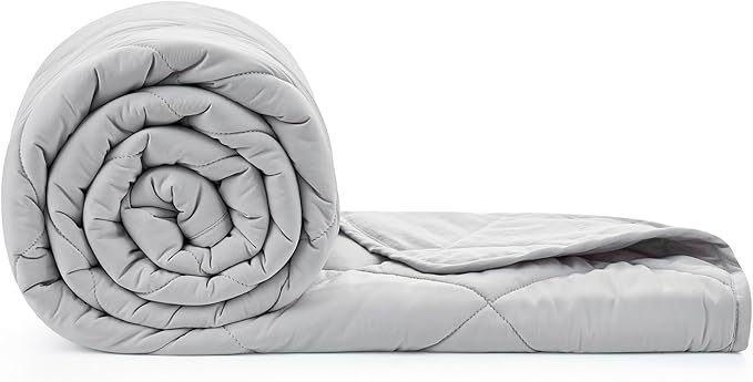 Cozy Bliss Cooling Throw Blanket for Hot Sleepers, Q-Max 0.4 Cooling Comfort 50x70, Cold Blankets for Night Sweats Sleeping, Ultra-Cool Lightweight Breathable Summer Blanket for Bed Travel-StrideForce Fitness