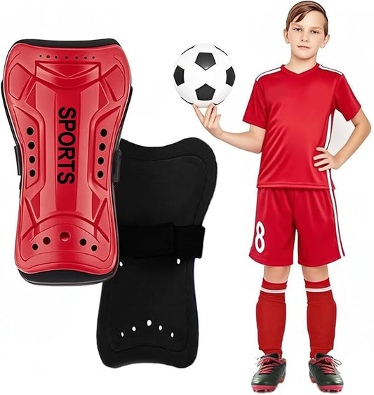 Youth Soccer Shin Guards for Kids Shin Pads Child Calf Protective Gear Protective Soccer Equipment for Boys Girls Children 3-15 Years Old-StrideForce Fitness
