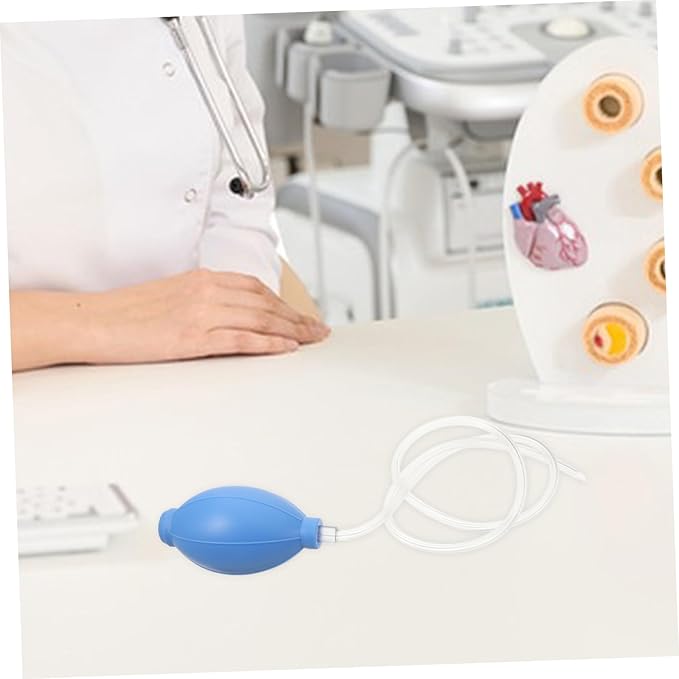 Oral Muscle Trainer Tongue Exerciser for Dysphagia Rehabilitation Blue Long Tube Swallowing Training Tool Suitable for Speech Therapy and Muscle Strengthening