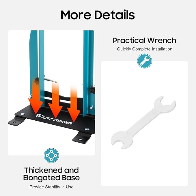 Bicycle Wheel Truing Stand, Bike Repair Truing Bearing Stand with 360° Swivel Dual Adjustment & Thickened Base, Professional Bicycle Wheel Repair Steel Bearing Bracket Rim for Wheels up to 3.5"-5.9"-StrideForce Fitness