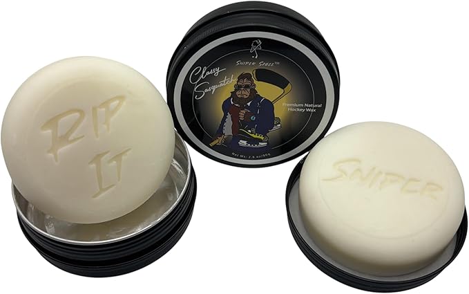 Hockey Wax Premium Natural Hockey Stick Wax – Protect Hockey Tape Provide Perfect Tacky Grip for Hockey Stick Tape Protect Hockey Stick Blade from Water Ice and Snow-StrideForce Fitness