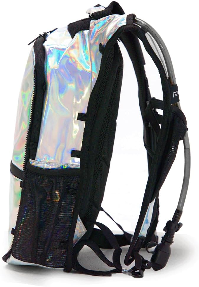 RAVERUNNER® Anti-Theft Hydration Backpack | Festival Approved Rave Backpack for Concert Goers, Leak-Free Festival Water Backpack for EDC, Rave Hydration Pack-StrideForce Fitness