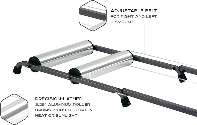 Saris Aluminum Rollers Indoor Bike Resistance Trainer Cycling Exercise Training Enhance Your Balance For Mountain Biking, Racing & Strength Training-StrideForce Fitness