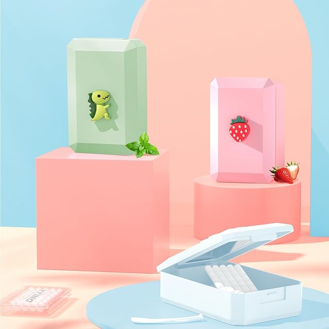 1+3 Pack Orthodontic Wax for Braces Aligners 120 Precut Wax Dots, Braces Wax, Hardcover Box Dental Wax with Mirror for Home Travel Office, Unscented