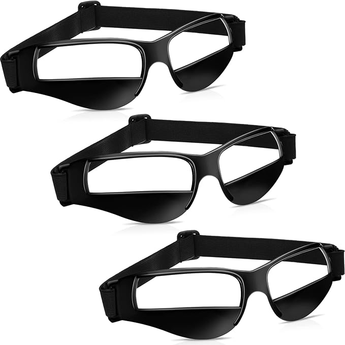 Dribbling Goggles Basketball Sports Glasses Adjustable Dribbling Black Goggles Basketball Training Equipment-StrideForce Fitness