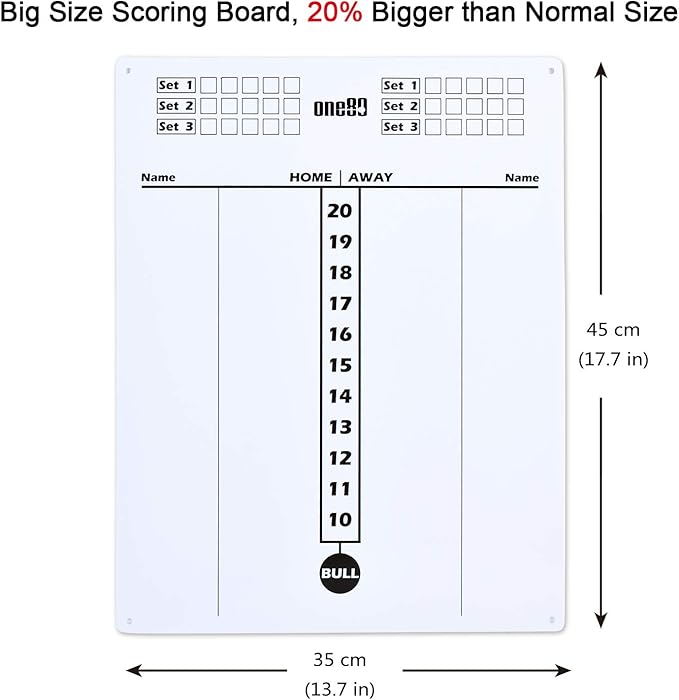 Vapor 180 Bristle Dartboard Staple Free Bullseye Steeltip Darts Extra Flights-StrideForce Fitness