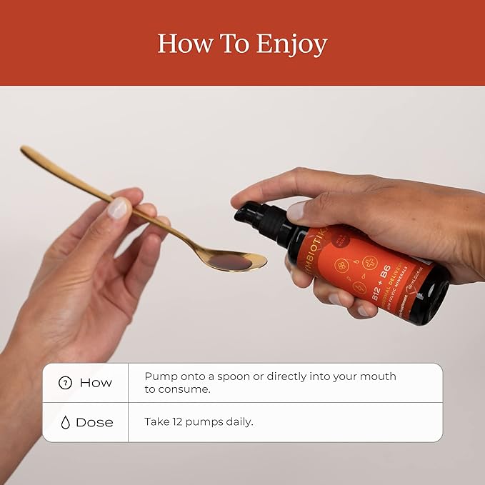 CYMBIOTIKA Liposomal Vitamin B12 Liquid Supplement, 1250 mcg, Supports Energy, Cell Production, Helps Strengthen Hair, Skin & Nails, Non-GMO, Gluten Free, Sugar Free, Keto & Vegan Friendly, 2 oz-StrideForce Fitness