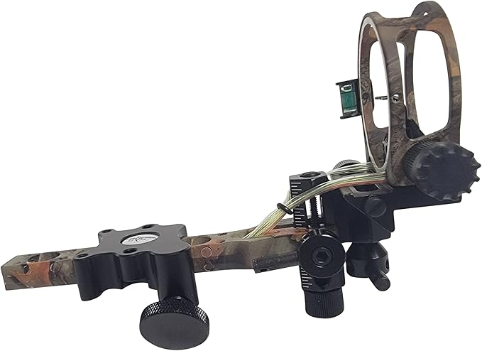 SAS Essence 019" Bow Sight with Micro Adjust Detachable Bracket with LED Sight Light for Archery Compound Bows Hunting Shooting-StrideForce Fitness