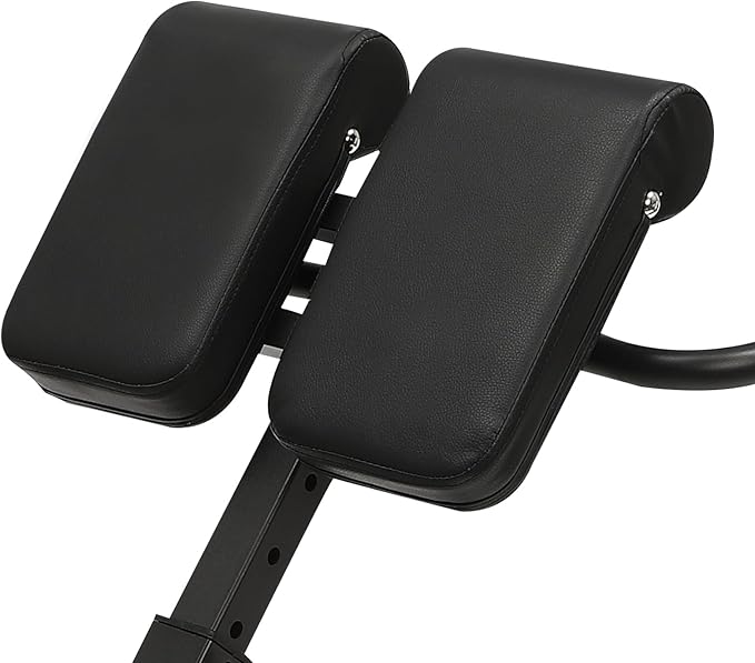 Multi-Functional Roman Chair Back Extension Machine, 8-Level Adjustable Hyperextension Bench Ab Sit Up Bench Upper and Lower Body Workout Machine Build Muscle for Gym, Home-StrideForce Fitness