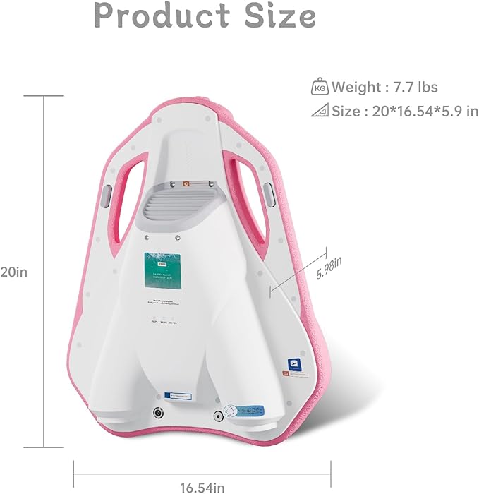 Electric Swimming Kickboard for Kids,Motorized Swim Board with Water Gun, Motorized Swim Training for Children Adults, 60N Thrust, 198 lbs Buoyancy, 25V Rechargeable Battery-StrideForce Fitness