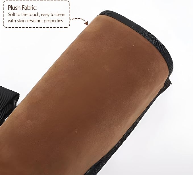 DAPace Leather Arrow Quiver for Recurve Bow/Compound Bow, 20 Inch Back Archery Quiver, Quiver Arrow Holder Holds Up to 36 Arrows, Brown-StrideForce Fitness