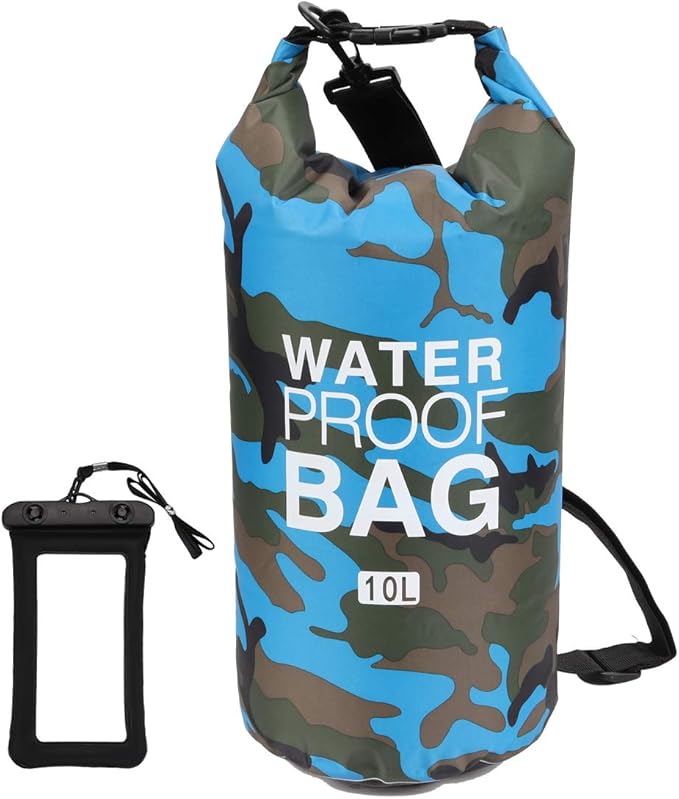 Waterproof Dry Bag 2L/5L/10L/15L/20L/30L, Roll Top Sack Keeps Gear Dry for Kayaking, Rafting, Boating, Swimming, Camping, Hiking, Beach, Fishing with Free Waterproof Phone Case-StrideForce Fitness