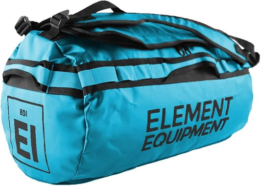 Element Equipment Trailhead Duffel Bag Shoulder Straps Waterproof Teal Large-StrideForce Fitness