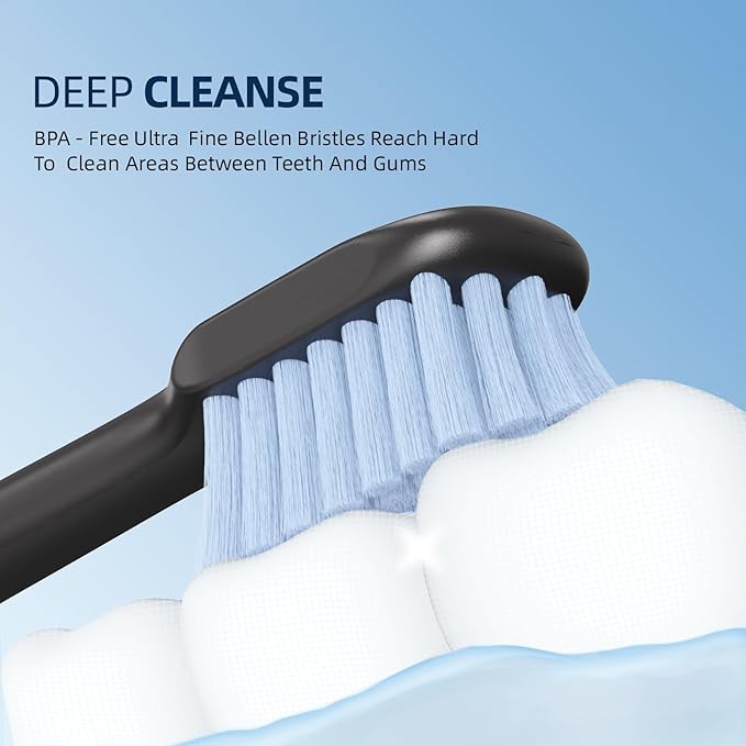 8 PCS Ultra-Soft Adult Toothbrushes for Sensitive Gums, Extra Gentle Manual Toothbrush with Soft Bristles, 4 Colors - Dentist Recommended Teeth Brush for Adults & Family